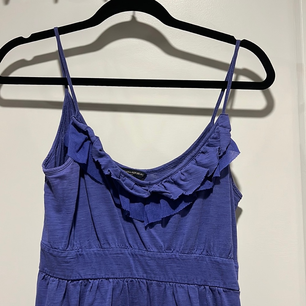 Banana Republic Blue Spaghetti Strap Dress, Medium